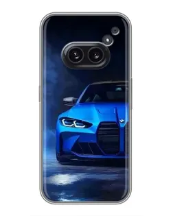 Чохол для Nothing Phone 2a з картинкою «Блакитна BMW M4»