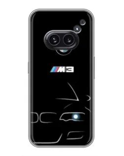 Чохол для Nothing Phone 2a з картинкою «Мінімалістичний принт BMW M3»