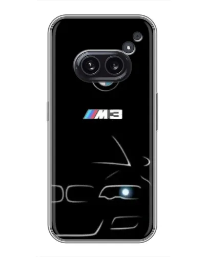 Чохол для Nothing Phone 2a з картинкою «Мінімалістичний принт BMW M3» Чохол для Nothing Phone 2a з картинкою «Мінімалістичний принт BMW M3»