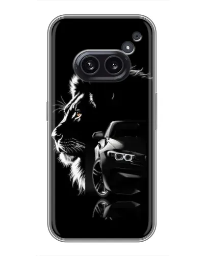 Чохол для Nothing Phone 2a з картинкою «BMW та лев» Чохол для Nothing Phone 2a з картинкою «BMW та лев»