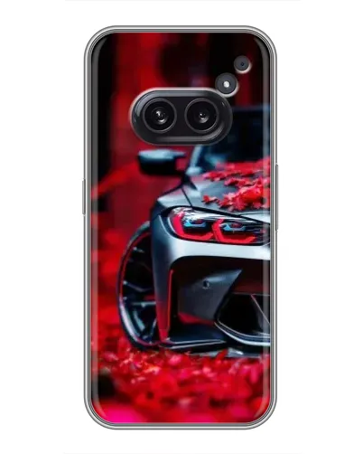 Чохол для Nothing Phone 2a з картинкою «Спортивна BMW та квіти» Чохол для Nothing Phone 2a з картинкою «Спортивна BMW та квіти»