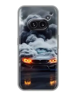 Чохол для Nothing Phone 2a з картинкою «BMW у диму»