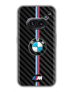 Чохол для Nothing Phone 2a з картинкою «Емблема BMW та карбон»