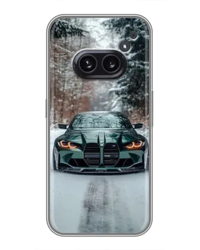 Чохол для Nothing Phone 2a з картинкою «BMW у зимовому лісі» Чохол для Nothing Phone 2a з картинкою «BMW у зимовому лісі»