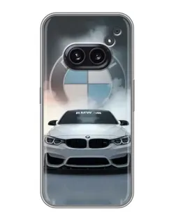 Чохол для Nothing Phone 2a з картинкою «BMW в білому диму»