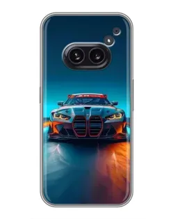 Чохол для Nothing Phone 2a з картинкою «BMW — вогні неону»