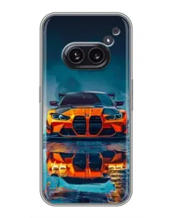 Чохол для Nothing Phone 2a з картинкою «BMW — золота емблема»