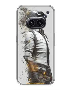 Чохол для Nothing Phone 2a з картинкою «PUBG — боєць у пилу»