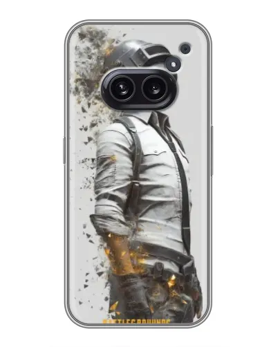 Чохол для Nothing Phone 2a з картинкою «PUBG — боєць у пилу»