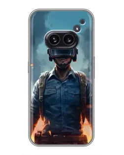 Чохол для Nothing Phone 2a з картинкою «PUBG — реалістичний герой»