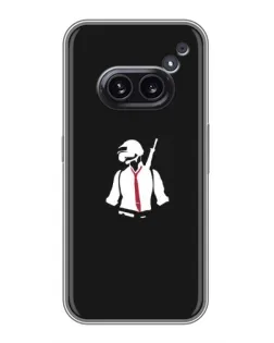 Чохол для Nothing Phone 2a з картинкою «PUBG — силует воїна»