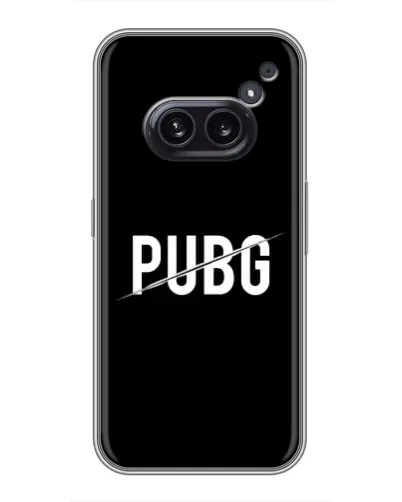 Чохол для Nothing Phone 2a з картинкою «PUBG — білий логотип»
