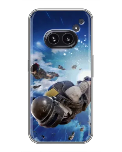 Чохол для Nothing Phone 2a з картинкою «Десант PUBG — стрибок»