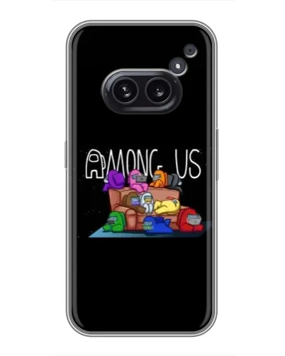 Чехол для Nothing Phone 2a с картинкой «Логотип Among Us» Чехол для Nothing Phone 2a с картинкой «Логотип Among Us»