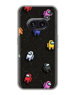 Чохол для Nothing Phone 2a з картинкою «Космічний патерн Among Us»