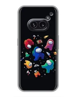 Чехол для Nothing Phone 2a с картинкой «Among Us космос»