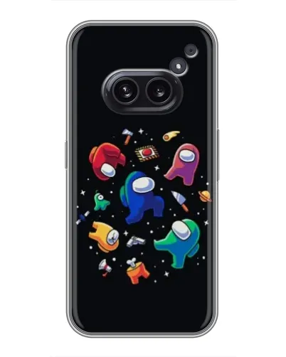 Чехол для Nothing Phone 2a с картинкой «Among Us космос» Чехол для Nothing Phone 2a с картинкой «Among Us космос»
