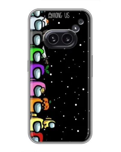 Чехол для Nothing Phone 2a с картинкой «Команда Among Us» Чехол для Nothing Phone 2a с картинкой «Команда Among Us»
