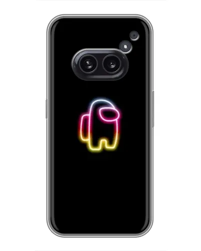 Чехол для Nothing Phone 2a с картинкой «Among Us градиент» Чехол для Nothing Phone 2a с картинкой «Among Us градиент»