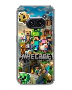 Чохол для Nothing Phone 2a з картинкою «Замок Minecraft»