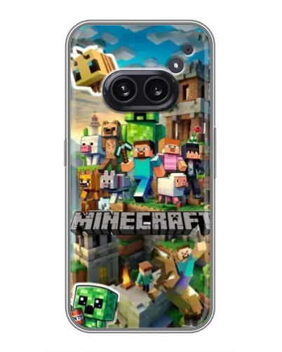 Чохол для Nothing Phone 2a з картинкою «Замок Minecraft»