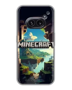Чохол для Nothing Phone 2a з картинкою «Печера Майнкрафт»