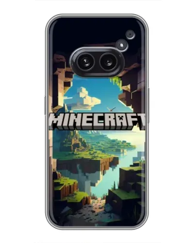 Чохол для Nothing Phone 2a з картинкою «Печера Майнкрафт»