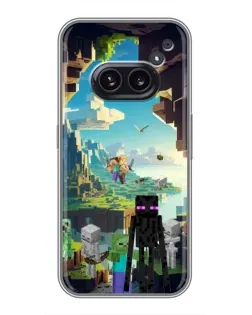 Чохол для Nothing Phone 2a з картинкою «Ендермен у лісі» Чохол для Nothing Phone 2a з картинкою «Ендермен у лісі»