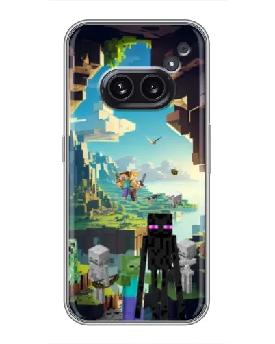 Чохол для Nothing Phone 2a з картинкою «Ендермен у лісі»