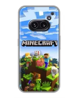 Чохол для Nothing Phone 2a з картинкою «Minecraft класичний світ» Чохол для Nothing Phone 2a з картинкою «Minecraft класичний світ»