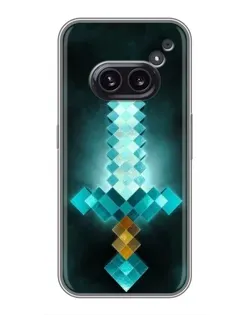Чохол для Nothing Phone 2a з картинкою «Алмазний меч неон» Чохол для Nothing Phone 2a з картинкою «Алмазний меч неон»