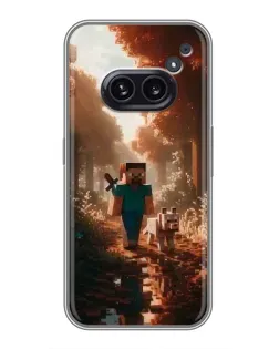 Чохол для Nothing Phone 2a з картинкою «Стів у лісі» Чохол для Nothing Phone 2a з картинкою «Стів у лісі»