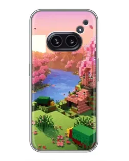Чохол для Nothing Phone 2a з картинкою «Рожеве дерево Minecraft» Чохол для Nothing Phone 2a з картинкою «Рожеве дерево Minecraft»