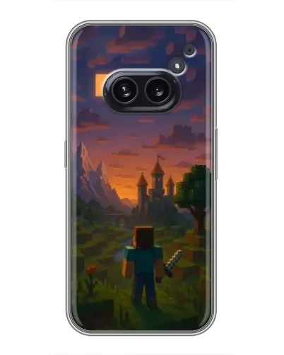 Чохол для Nothing Phone 2a з картинкою «Стів біля вежі»