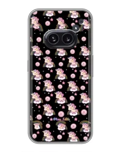 Чехол для Nothing Phone 2a с картинкой «Magic Unicorn паттерн»