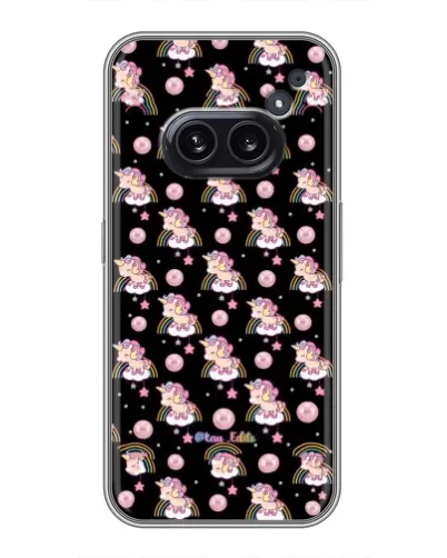Чехол для Nothing Phone 2a с картинкой «Magic Unicorn паттерн» Чехол для Nothing Phone 2a с картинкой «Magic Unicorn паттерн»