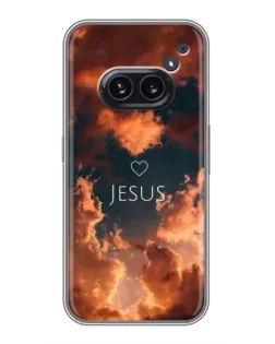 Чехол для Nothing Phone 2a с картинкой «Сияние Имени Jesus»