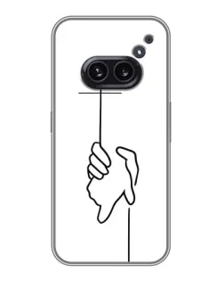 Чехол для Nothing Phone 2a с картинкой «Рука держит»