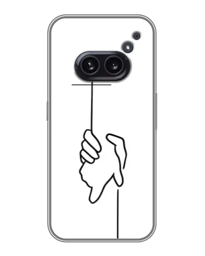 Чехол для Nothing Phone 2a с картинкой «Рука держит» Чехол для Nothing Phone 2a с картинкой «Рука держит»