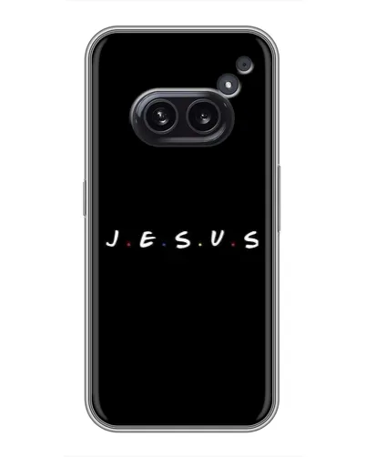 Чехол для Nothing Phone 2a с картинкой «Точки веры J.E.S.U.S.» Чехол для Nothing Phone 2a с картинкой «Точки веры J.E.S.U.S.»