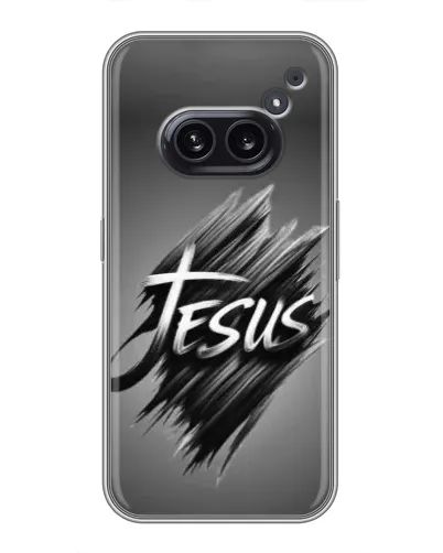 Чехол для Nothing Phone 2a с картинкой «Надпись Jesus Graffiti» Чехол для Nothing Phone 2a с картинкой «Надпись Jesus Graffiti»