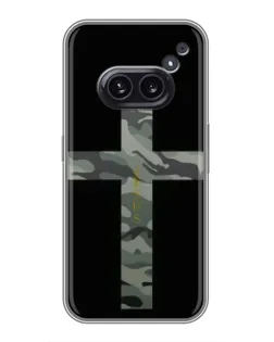 Чехол для Nothing Phone 2a с картинкой «Милитари Крест»