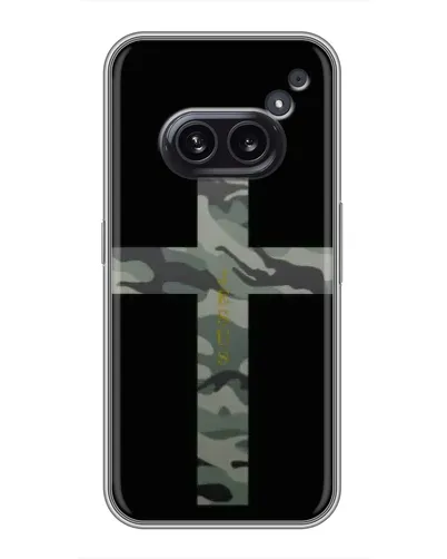 Чехол для Nothing Phone 2a с картинкой «Милитари Крест» Чехол для Nothing Phone 2a с картинкой «Милитари Крест»