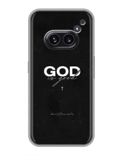 Чехол для Nothing Phone 2a с картинкой «GOD — Бог над всем»