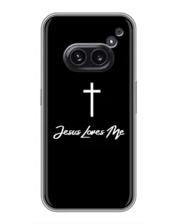 Чехол для Nothing Phone 2a с картинкой «Иисус любит тебя»