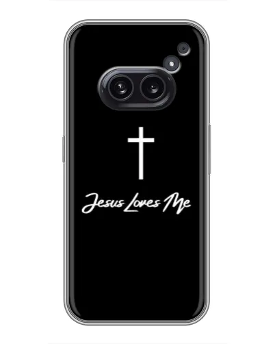 Чехол для Nothing Phone 2a с картинкой «Иисус любит тебя» Чехол для Nothing Phone 2a с картинкой «Иисус любит тебя»