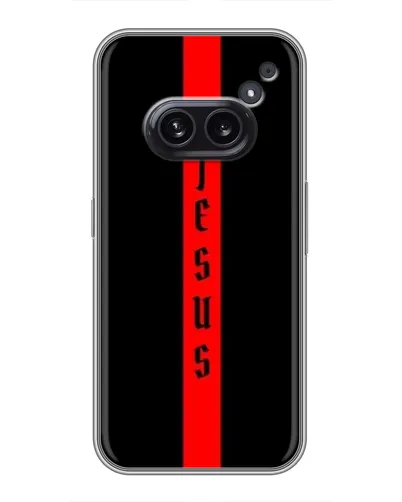 Чехол для Nothing Phone 2a с картинкой «Красная линия веры» Чехол для Nothing Phone 2a с картинкой «Красная линия веры»