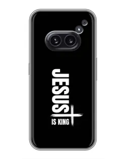 Чехол для Nothing Phone 2a с картинкой «Вертикаль веры Jesus»