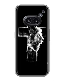 Чехол для Nothing Phone 2a с картинкой «Сияющий крест Jesus»