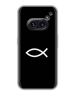 Чехол для Nothing Phone 2a с картинкой «Символ рыбы Jesus»